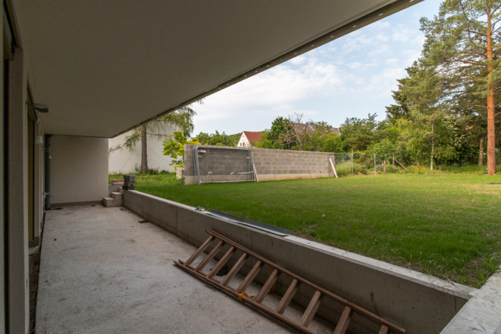 Baufortschritt Garten Maria Enzersdorf