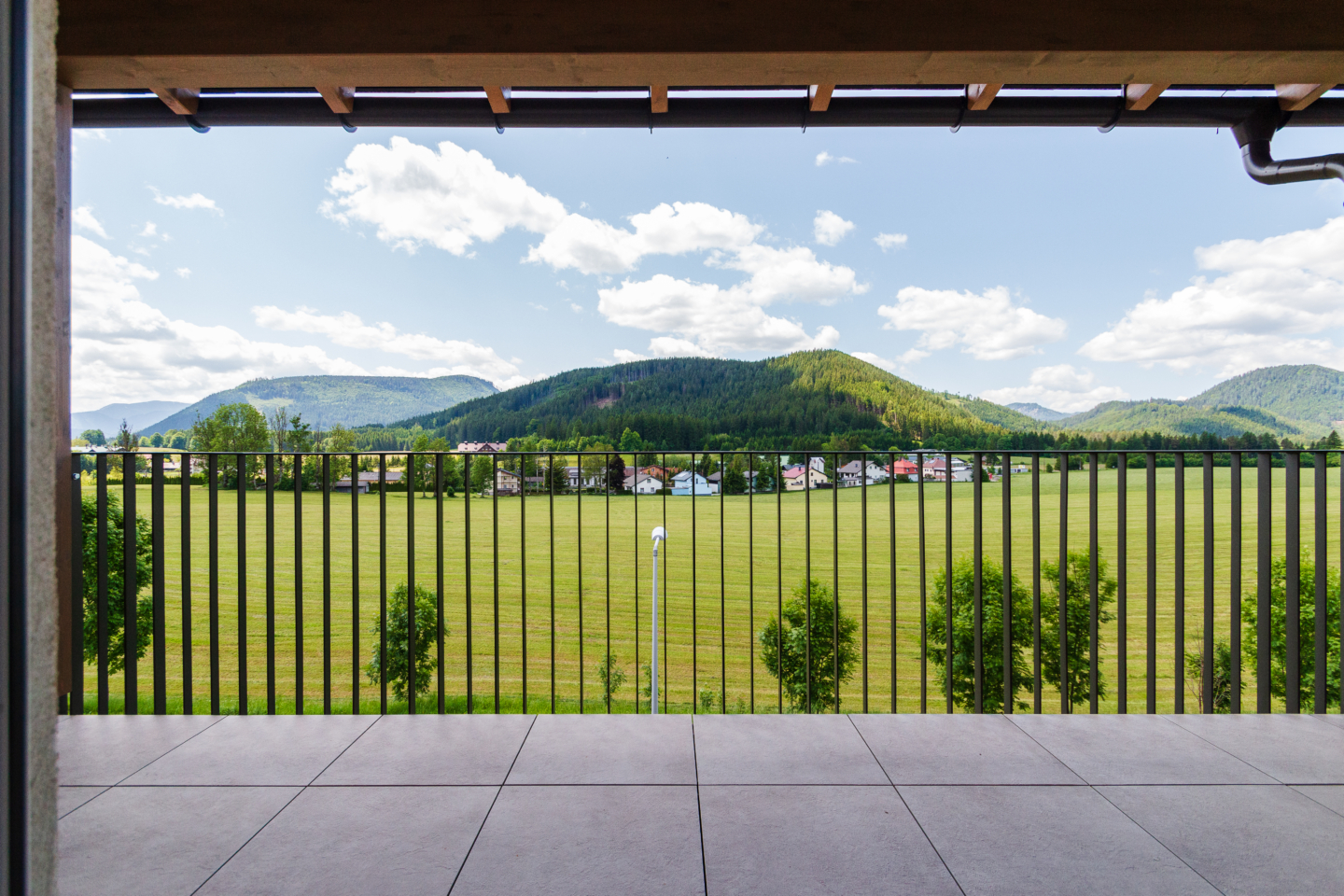 Balkon und Ausblick Mariazell