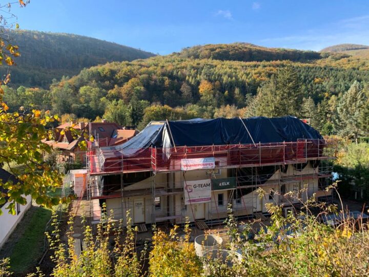 Baufortschritt Helenental Reihenhaus 30.10.2023