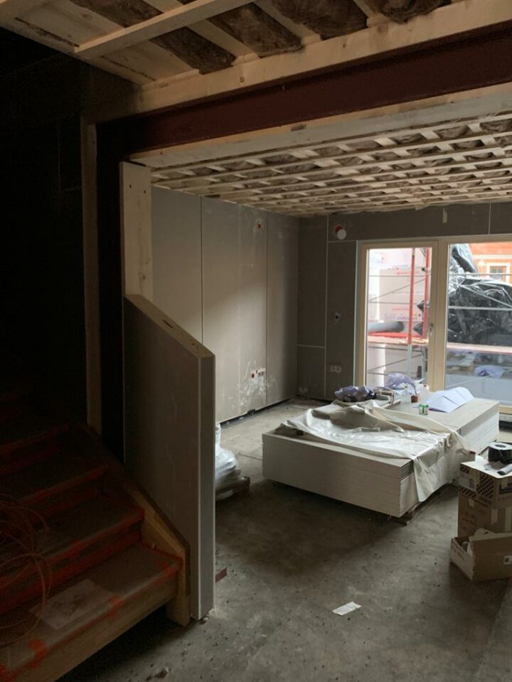 Baufortschritt Helenental Reihenhaus 30.10.2023